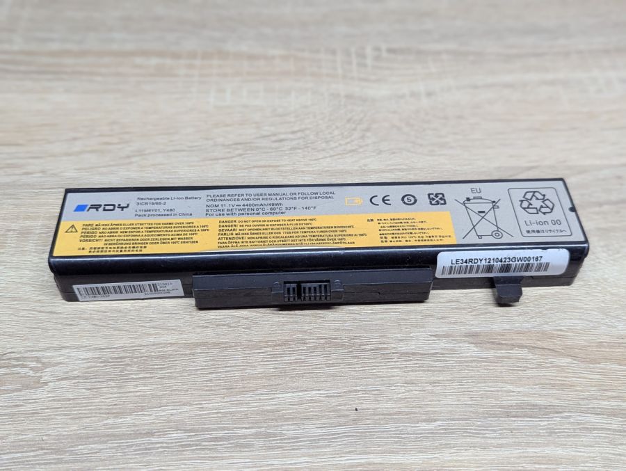 Б/В Акумуляторна батарея RDY L11M6Y01, Y480 [ProductHub SKU RDY-Y480]