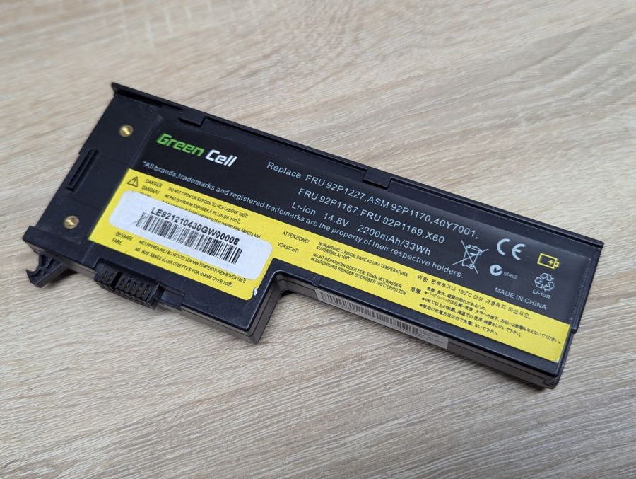 Б/В Акумуляторна батарея Green Cell FRU 92P1227, ASM 92P1170 [ProductHub SKU GC-P1227]