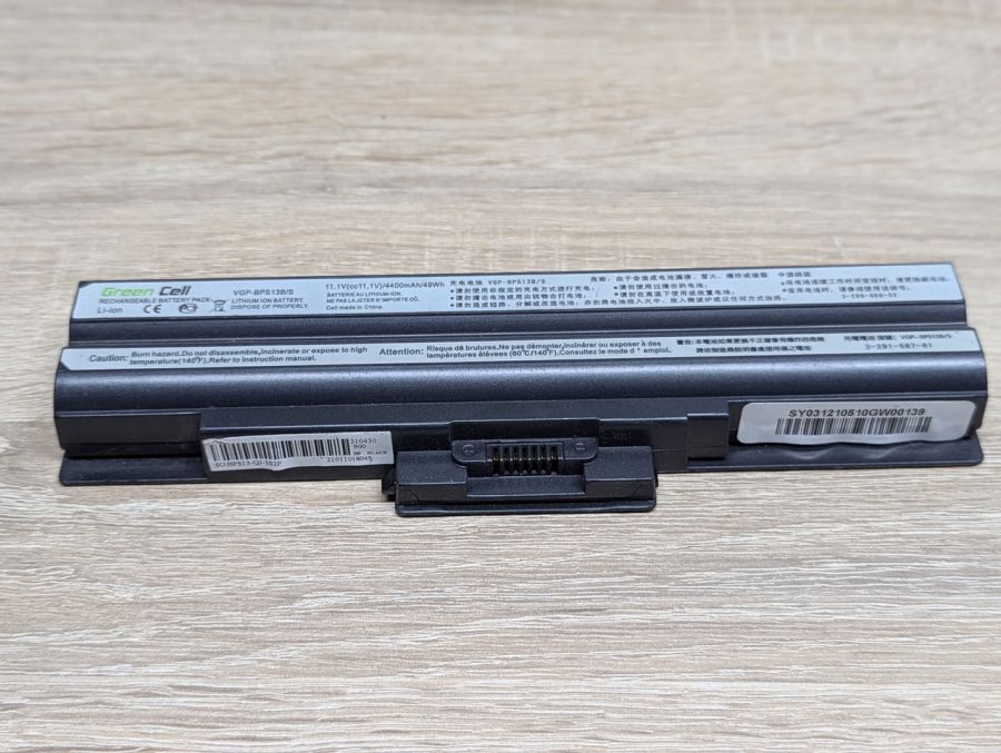 Б/В Акумуляторна батарея Green Cell VGP-BPS13B\S