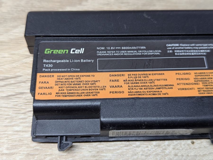 Б/В Акумуляторна батарея Green Cell T430