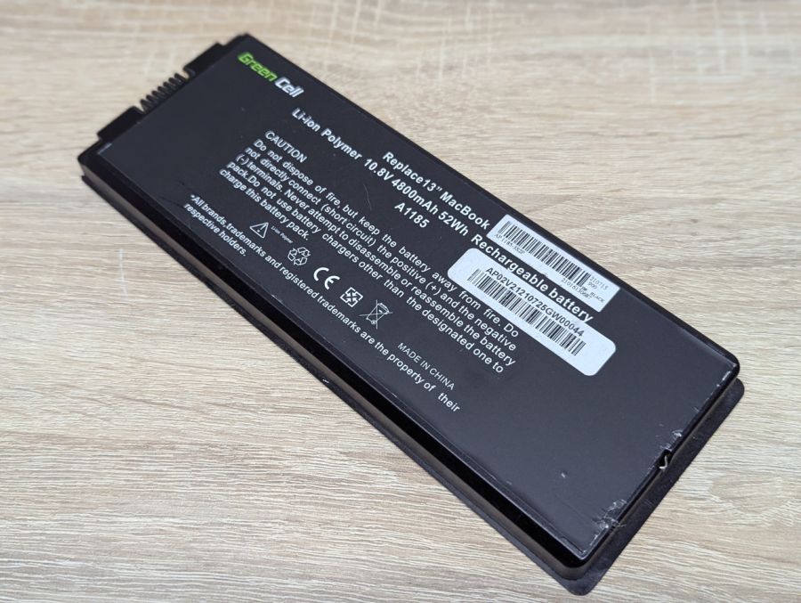Б/В Акумуляторна батарея Green Cell MacBook 13" A1185