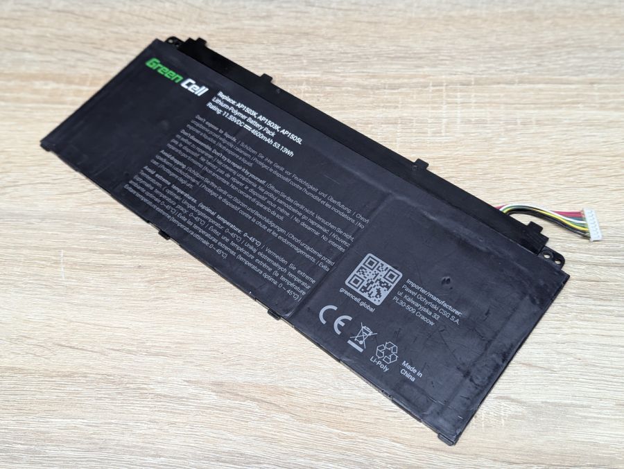Б/В Акумуляторна батарея GReen Cell AP1503K, A15O5L