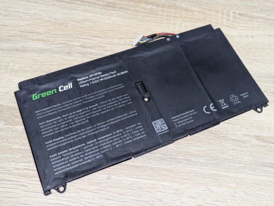 Б/В Акумуляторна батарея Green Cell AP13F3N