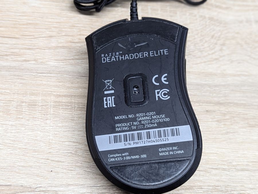 Новий Дротова ігрова миша Razer DeathAdder Elite RZ01-0201