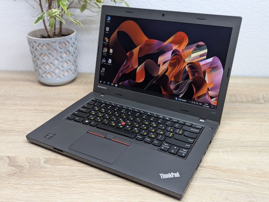 Ноутбук Б/В Lenovo ThinkPad L450, Intel Core i5-5300U, DDR3 8 GB, SSD 128GB, 14" Full HD