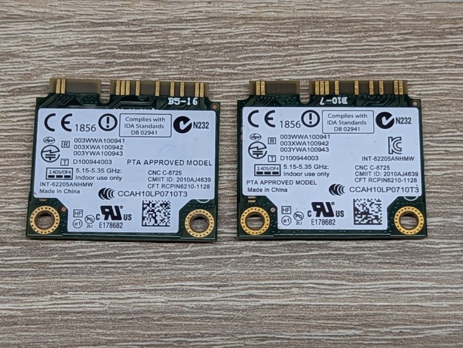 Б/В Адаптер (модуль) Wi-fi Intel Centrino Advanced-N 6205, 62205ANHMW