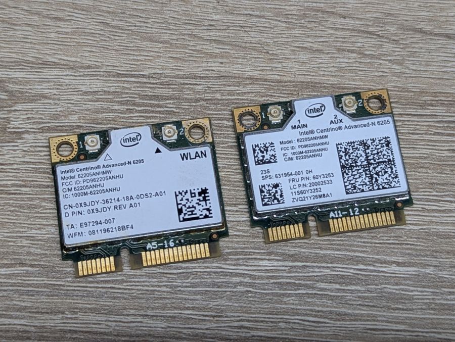 Б/В Адаптер (модуль) Wi-fi Intel Centrino Advanced-N 6205, 62205ANHMW