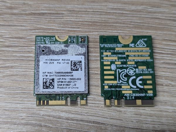 Б/В Бездротова комбінована карта Wi-Fi та Bluetooth HP AW-CB304NF