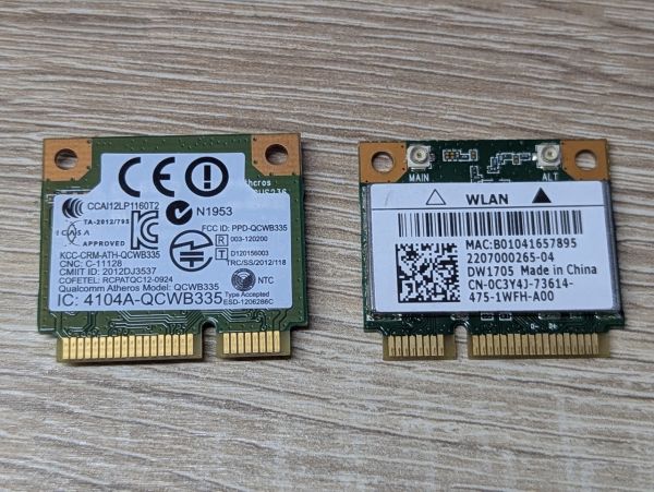 Б/В Wi-fi модуль Qualcomm Atheros QCWB335,DW1705
