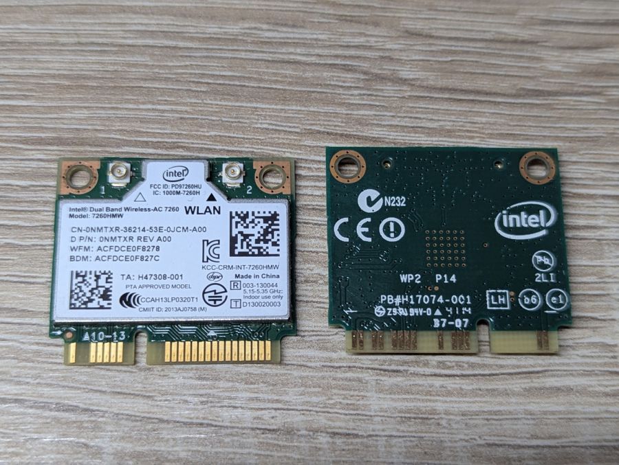 Б/В Wi-fi модуль Intel Dual Band Wireless-AC 7260 \ 7260HMW