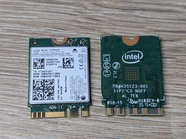 Б/В Wi-fi модуль Intel Dual Band Wireless-AC 3165 \ 3165NGW