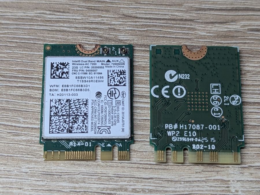 Б/В Бездротовий мережевий адаптер Intel Dual Band Wireless-AC 7260 \ 7260NGW