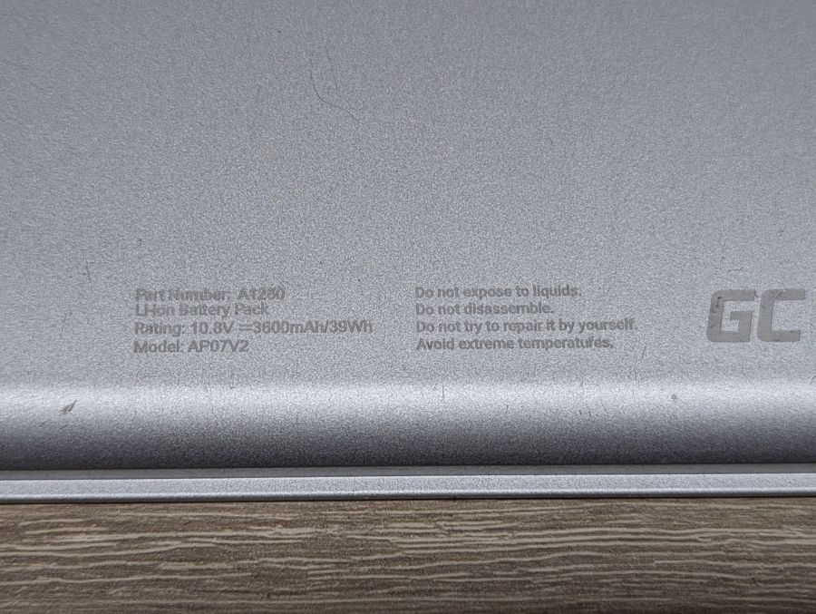 Б/В Акумуляторна батарея Green Cell MacBook A1280