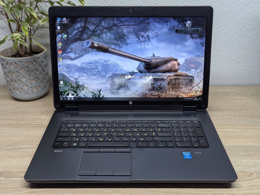 Уцінка! Ноутбук Б/В HP ZBook, Intel Core i7-4700MQ, DDR3, SSD 256GB, NVIDIA Quadro K3100M, 17" Full HD