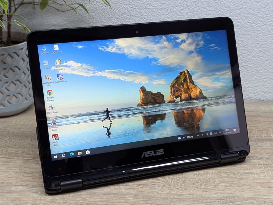 Уцінка! Ноутбук Б/В ASUS Vivobook Flip TP301UA, Intel Core i3-6100U, DDR3 4 GB, SSD 128GB, 13" Full HD Сенсор