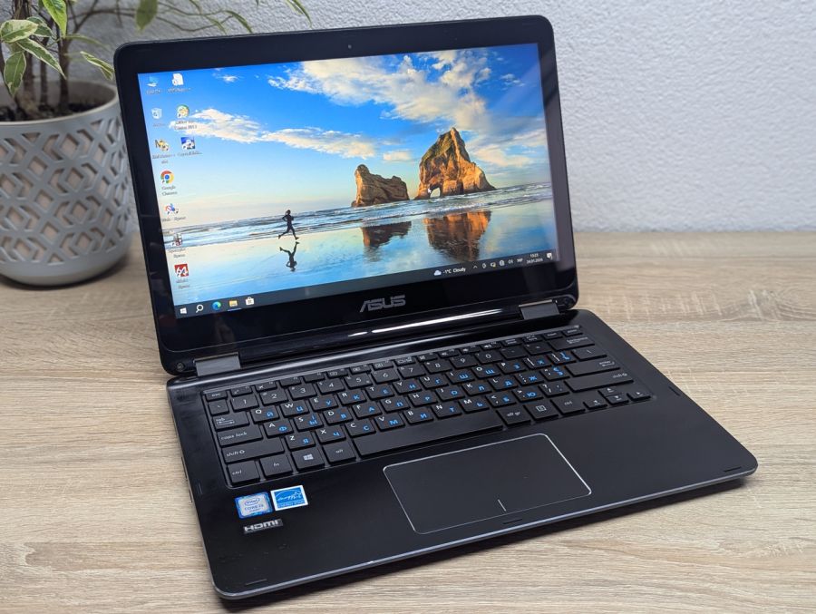 Уцінка! Ноутбук Б/В ASUS Vivobook Flip TP301UA, Intel Core i3-6100U, DDR3 4 GB, SSD 128GB, 13" Full HD Сенсор