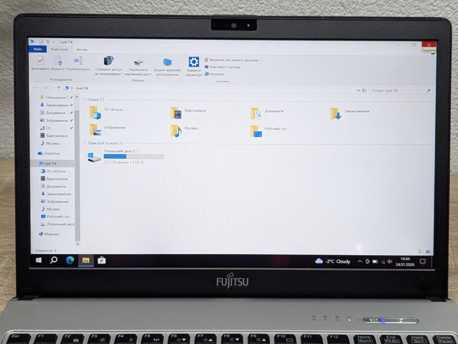 Ноутбук Б/В Fujitsu S936, Intel Core i5-6200U, DDR4 4GB, SSD 128GB, 13" Full HD