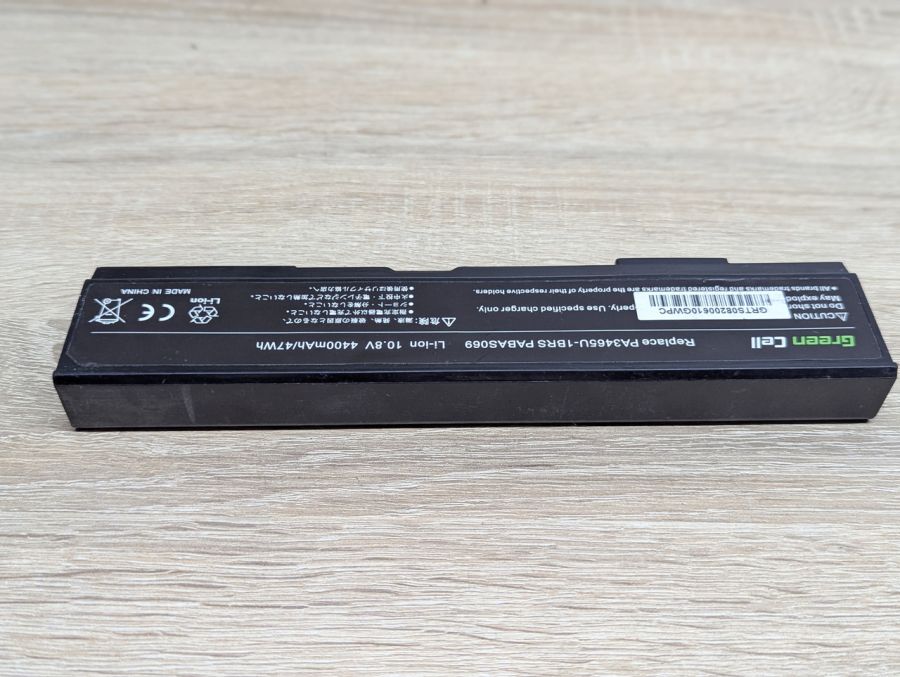 Б/В Акумуляторна батарея Green Cell PA3465U-1BRS [ProductHub SKU GC-3465U]