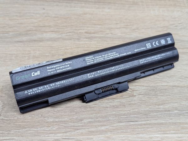Б/В Акумуляторна батарея Green Cell VGP-BPS13A\B