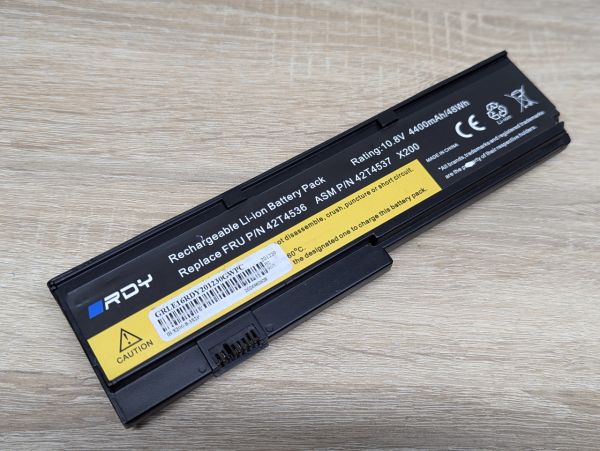 Б/В Акумуляторна батарея RDY 42T4536,42T4537 (lenovo X200)