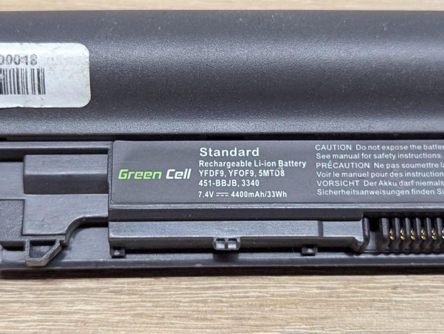Б/В Акумуляторна батарея Green Cell YFDF9,YFOF9,5MTD8,3340