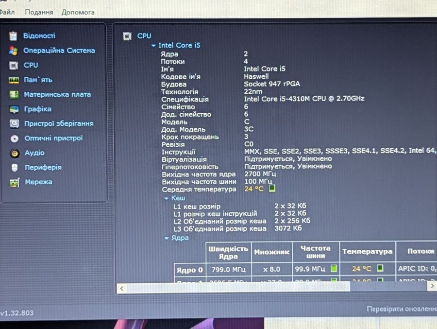 Уцінка! Ноутбук Б/В Dell E6540, Intel Core i5-4310M, DDR3 8 GB, SSD 256GB, AMD Radeon HD 8790M 2Gb, 15.6" HD