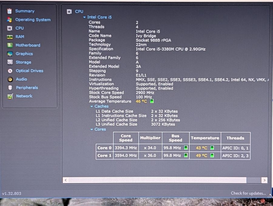 Ноутбук Б/В Lenovo T530, Intel Core i5-3380M, DDR3 8 GB, HDD 500GB, 15.6" Full HD