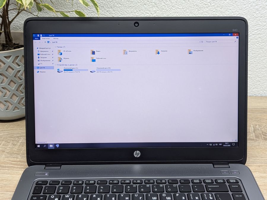 Уцінка! Ноутбук Б/В HP EliteBook 840 G2, Intel Core i5-5300U, DDR3 8 GB, SSD 128GB, 14" HD