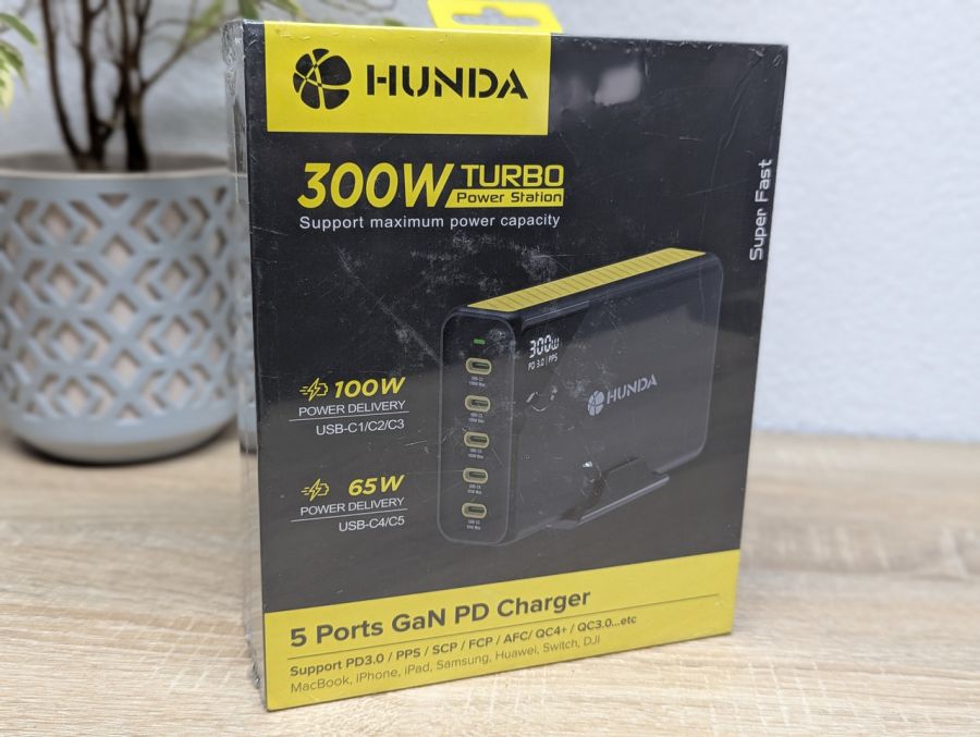 Новий Зарядна станція HUNDA 300W TURBO A2319 [ProductHub SKU A2319(3)]