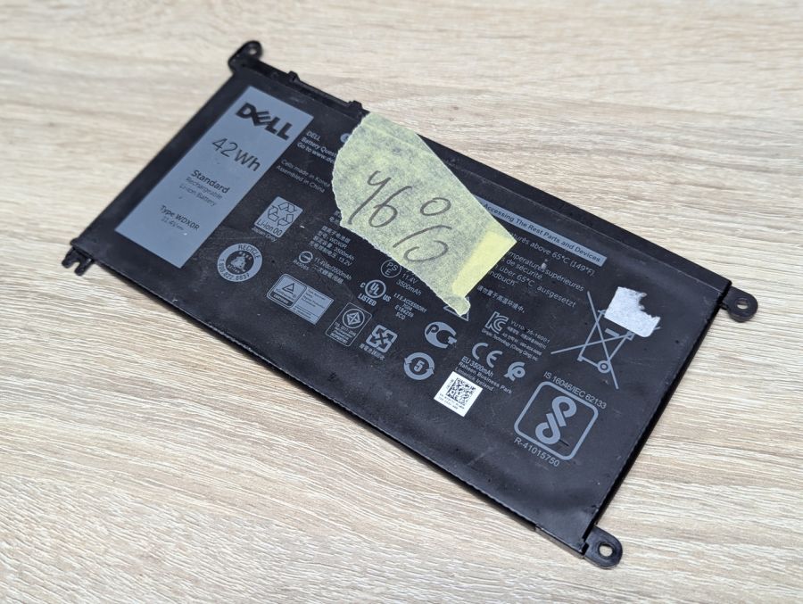 Б/В Оригінальна акумуляторна батарея Dell WDX0R