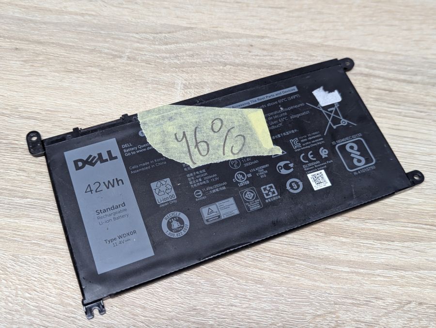 Б/В Оригінальна акумуляторна батарея Dell WDX0R