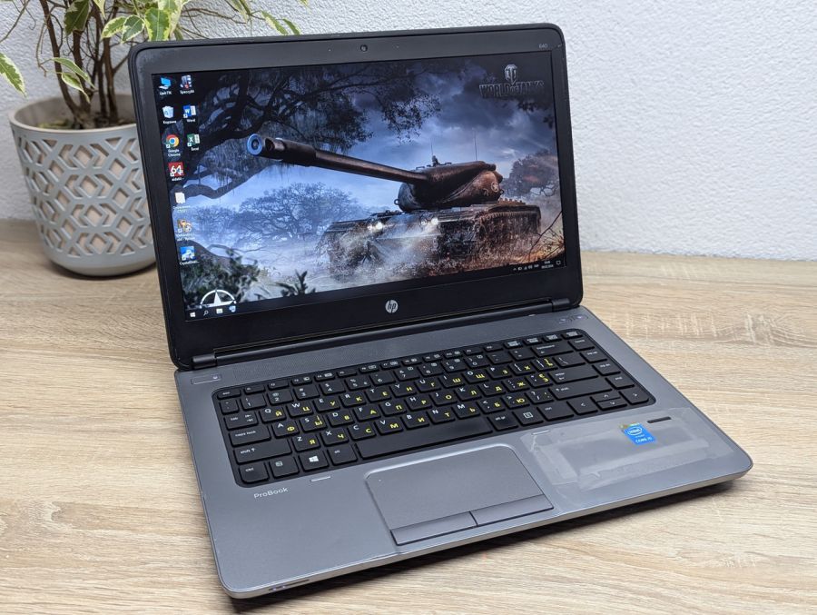 Уцінка! Ноутбук Б/В HP ProBook 640 G1, Intel Core i5-4210M, DDR3 8 GB, SSD 128GB, 14" HD