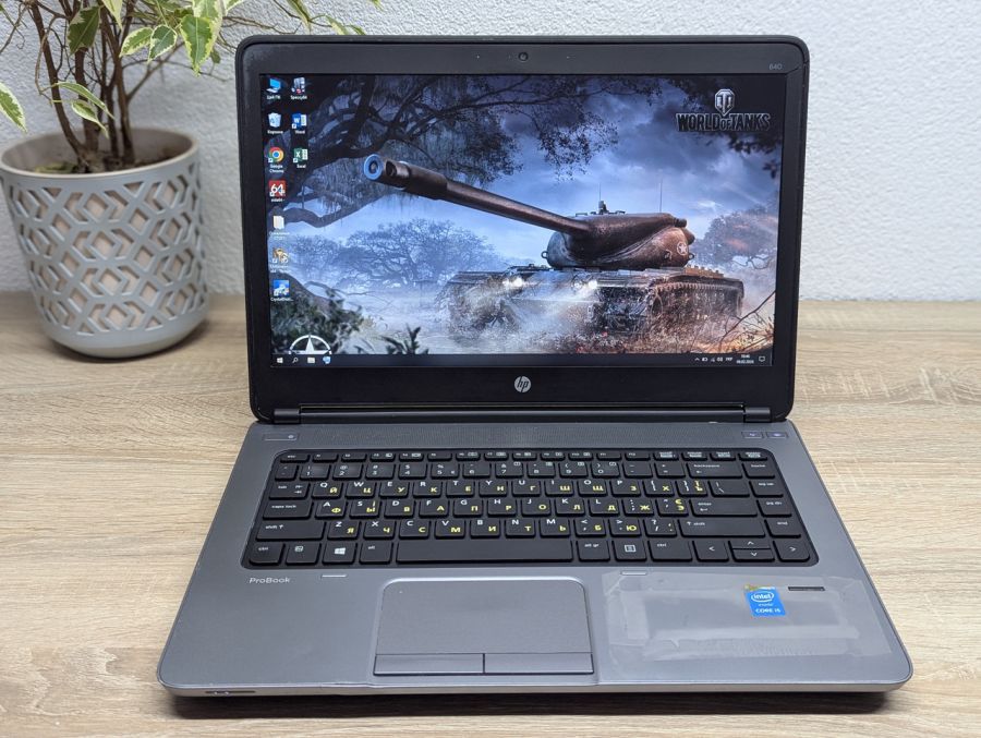 Ноутбук Б/В HP ProBook 640 G1, Intel Core i5-4210M, DDR3 8GB, SSD 128GB, 14" HD