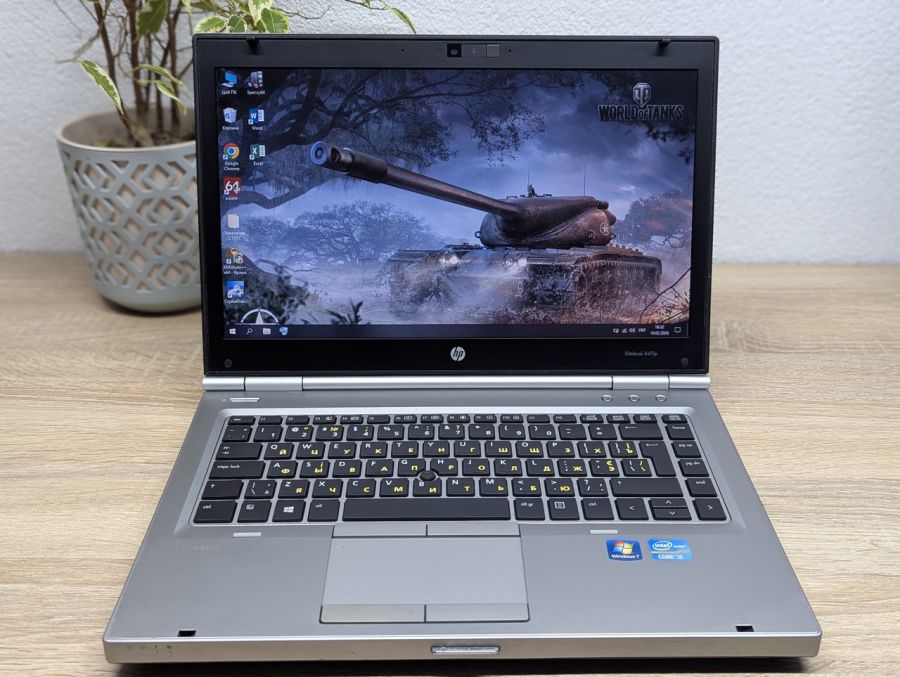 Ноутбук Б/В HP EliteBook 8470P, Intel Core i5-3320M, DDR3 8 GB, SSD 128GB, 14" HD