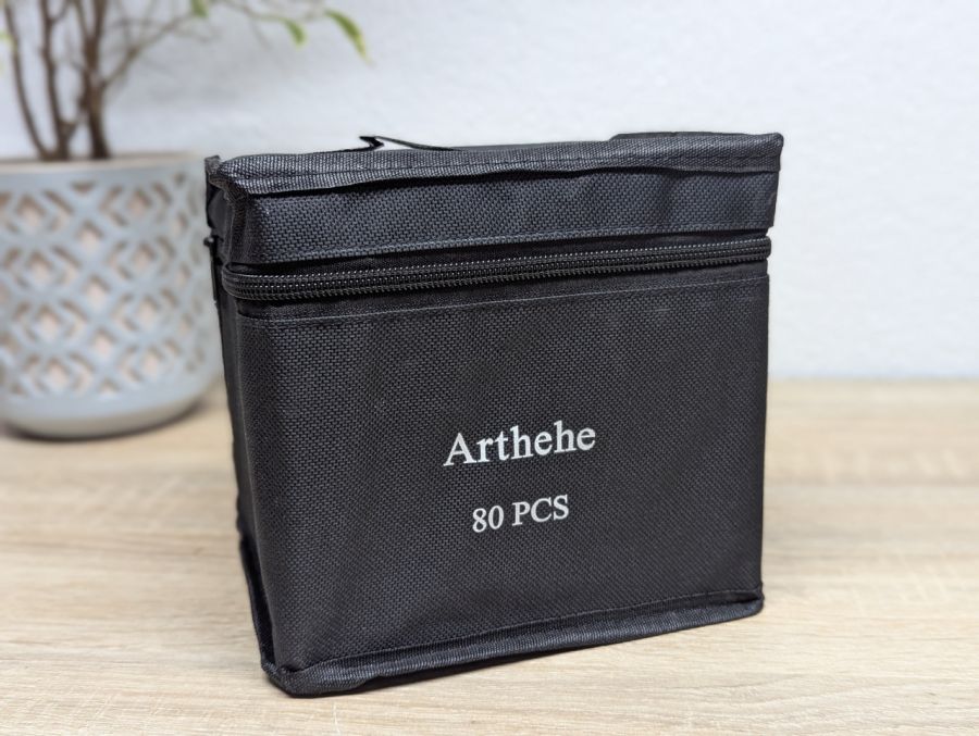 Новий Набір двосторонніх спиртових скетч-маркерів Arthehe на 80 кольорів [ProductHub SKU Arthehe(5)]