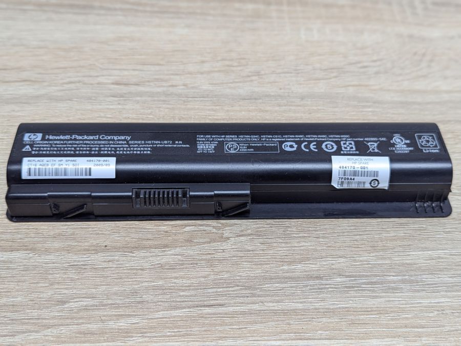 Б/В Оригінальна акумуляторна батарея HP HSTNN-UB72