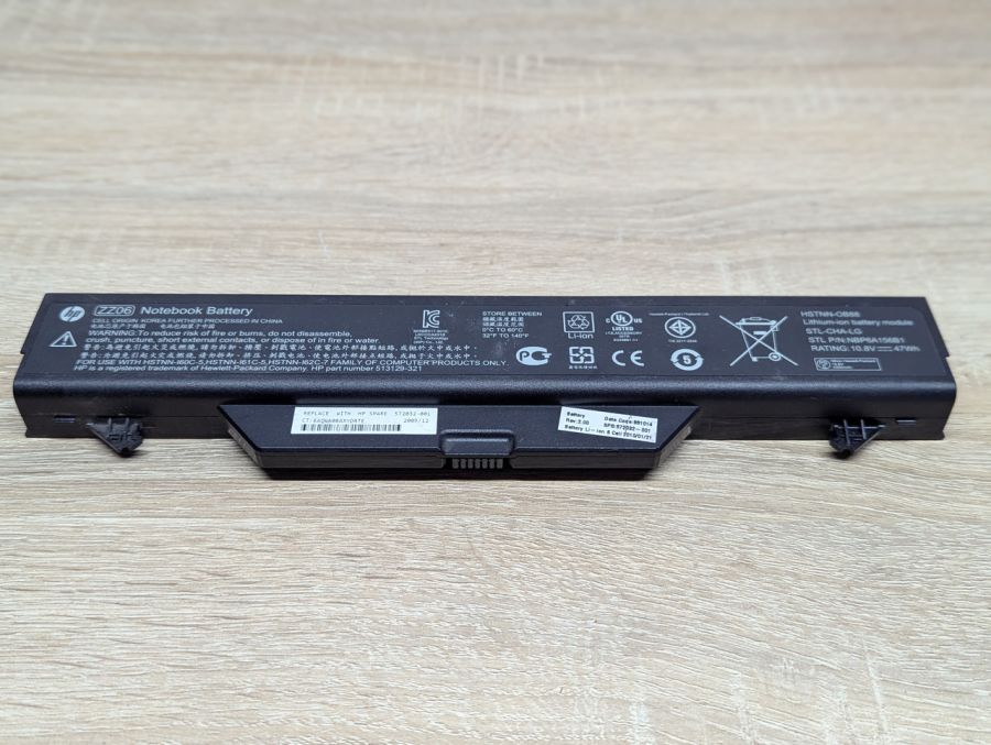 Б/В Оригінальна акумуляторна батарея HP ZZ06, HSTNN-OB88