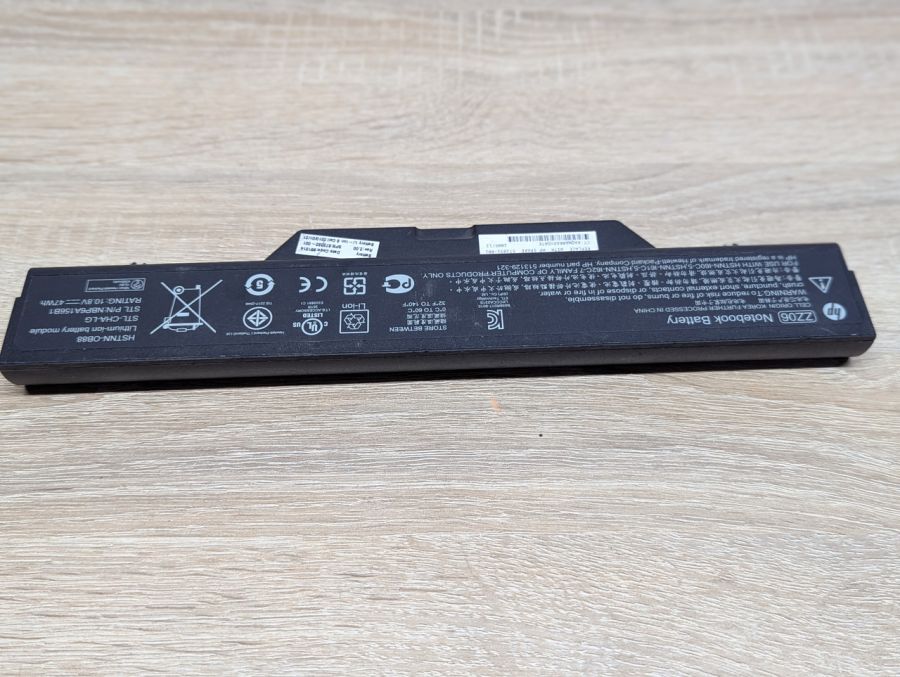 Б/В Оригінальна акумуляторна батарея HP ZZ06, HSTNN-OB88