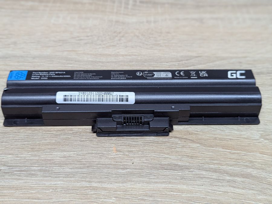 Б/В Акумуляторна батарея Green Cell SY03 (VGP-BPS21A)