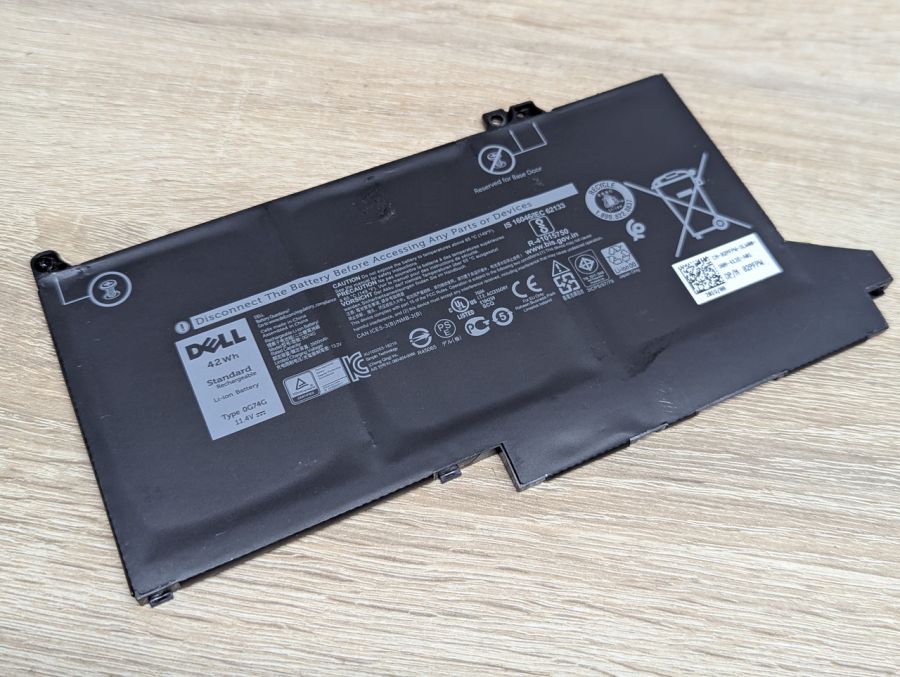 Б/В Оригінальна акумуляторна батарея Dell 0G74G