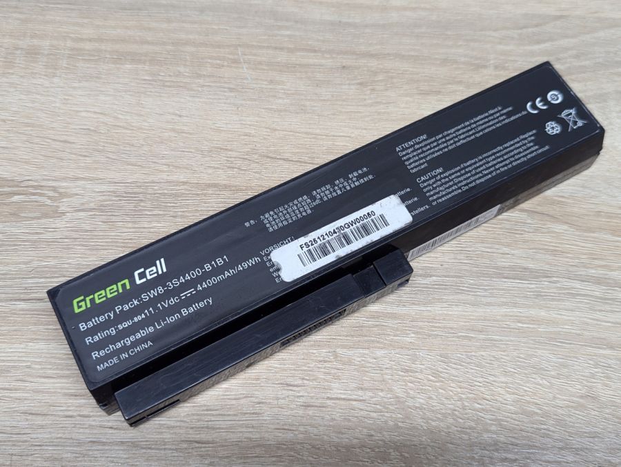 Б/В Акумуляторна батарея Green Cell SW8-3S4400-B1B1