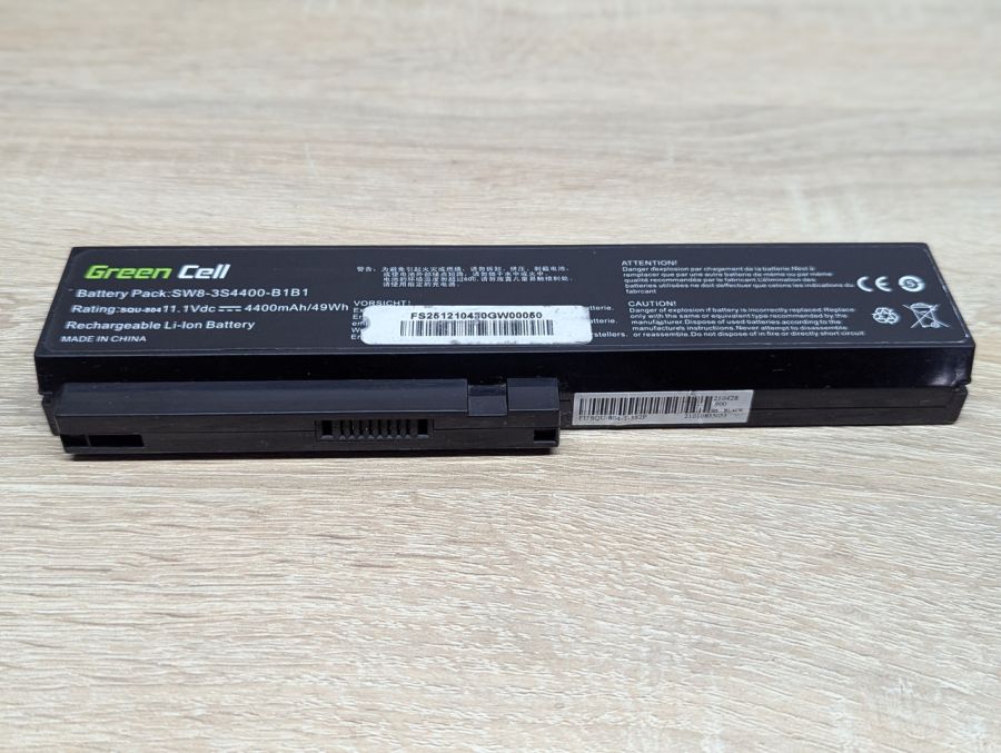 Б/В Акумуляторна батарея Green Cell SW8-3S4400-B1B1