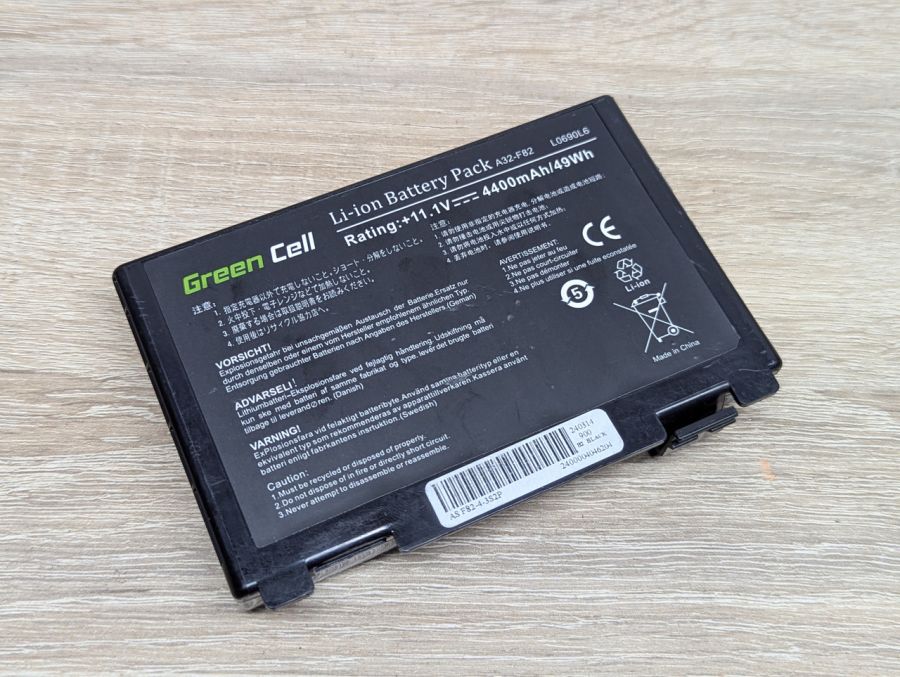 Б/В Акумуляторна батарея Green Cell A32-F82,L0690L6