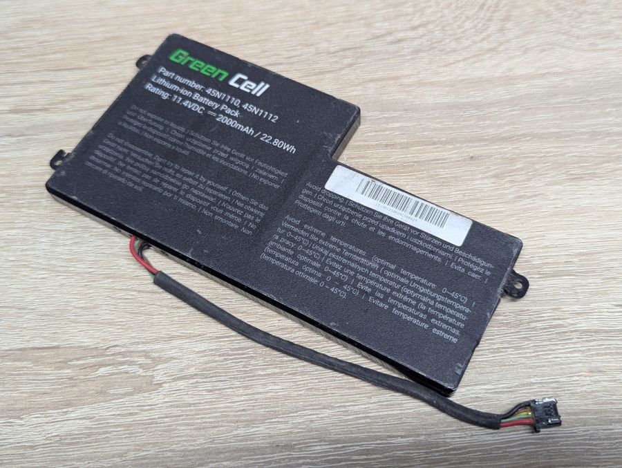 Б/В Акумуляторна батарея Green Cell 45N1110,45N1112