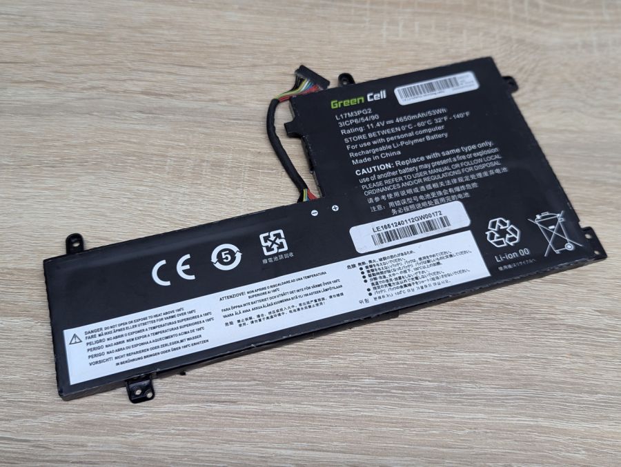 Б/В Акумуляторна батарея Green Cell L17M3PG2