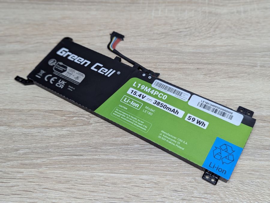 Б/В Акумуляторна батарея Green Cell L19M4PC0,LE180