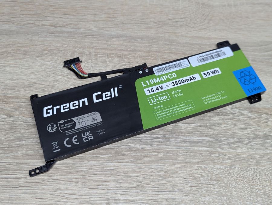 Б/В Акумуляторна батарея Green Cell L19M4PC0,LE180