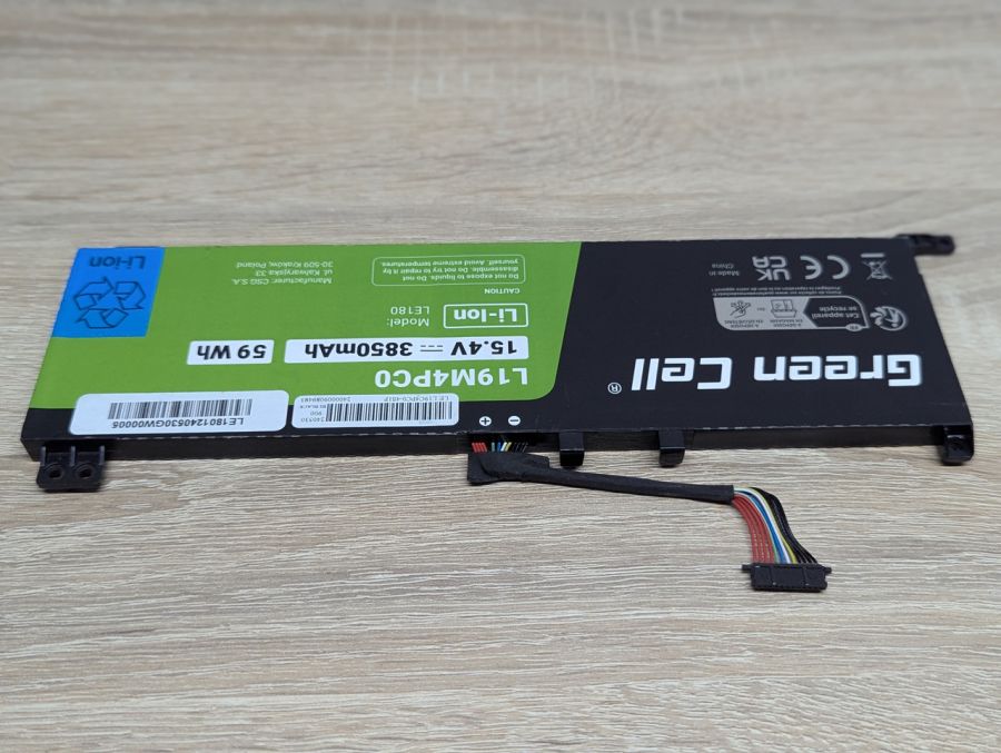 Б/В Акумуляторна батарея Green Cell L19M4PC0,LE180