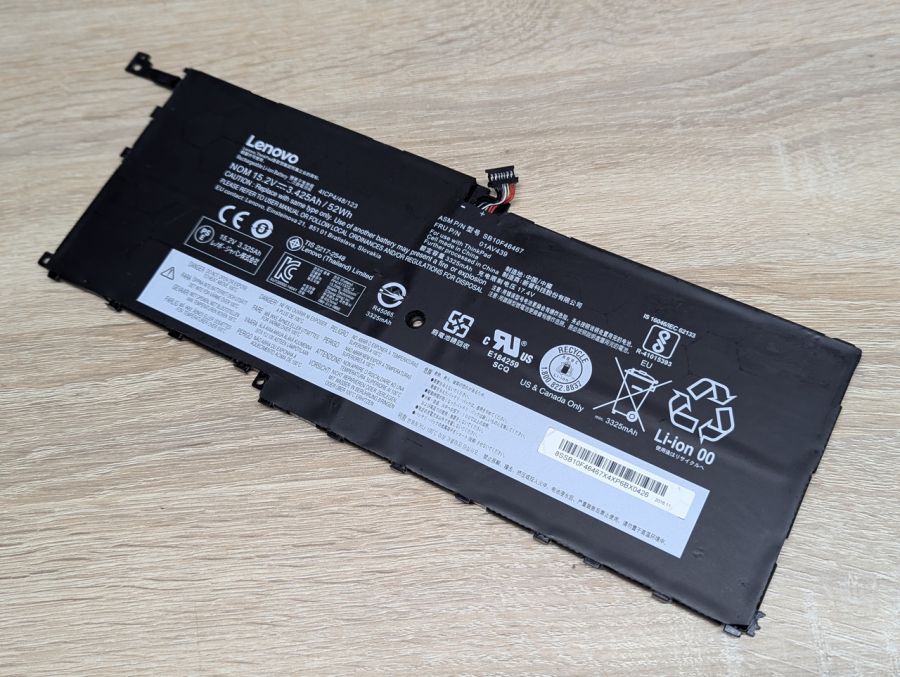 Б/В Оригінальна акумуляторна батарея Lenovo SB10F46467,01AV439