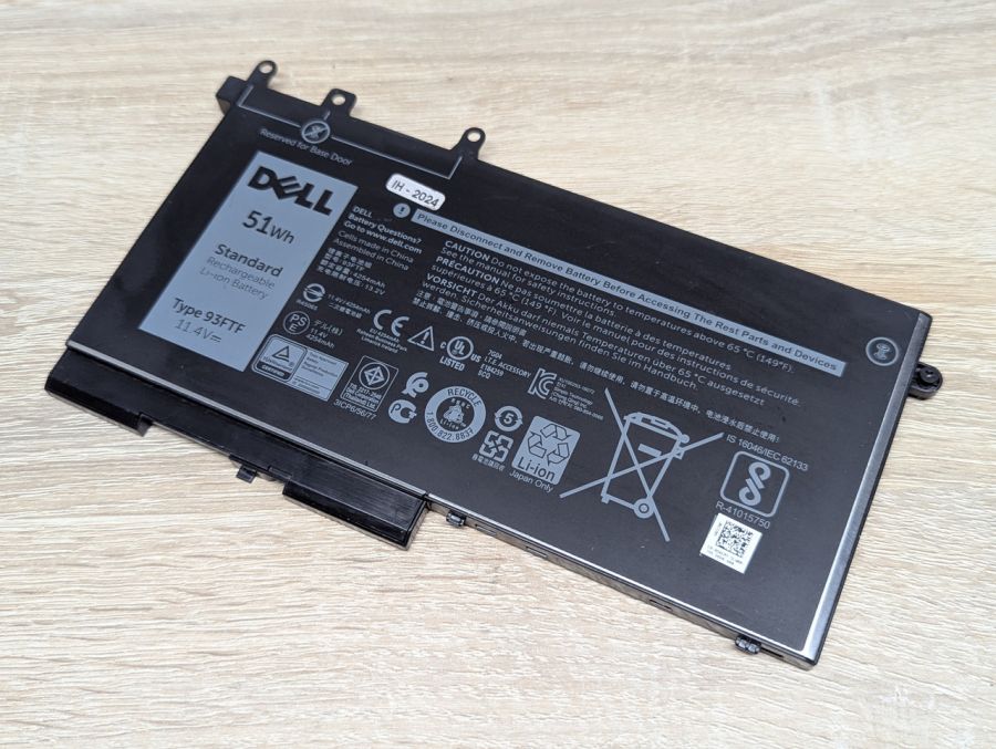 Б/В Оригінальна акумуляторна батарея Dell 93FTF [ProductHub SKU 93FTF]